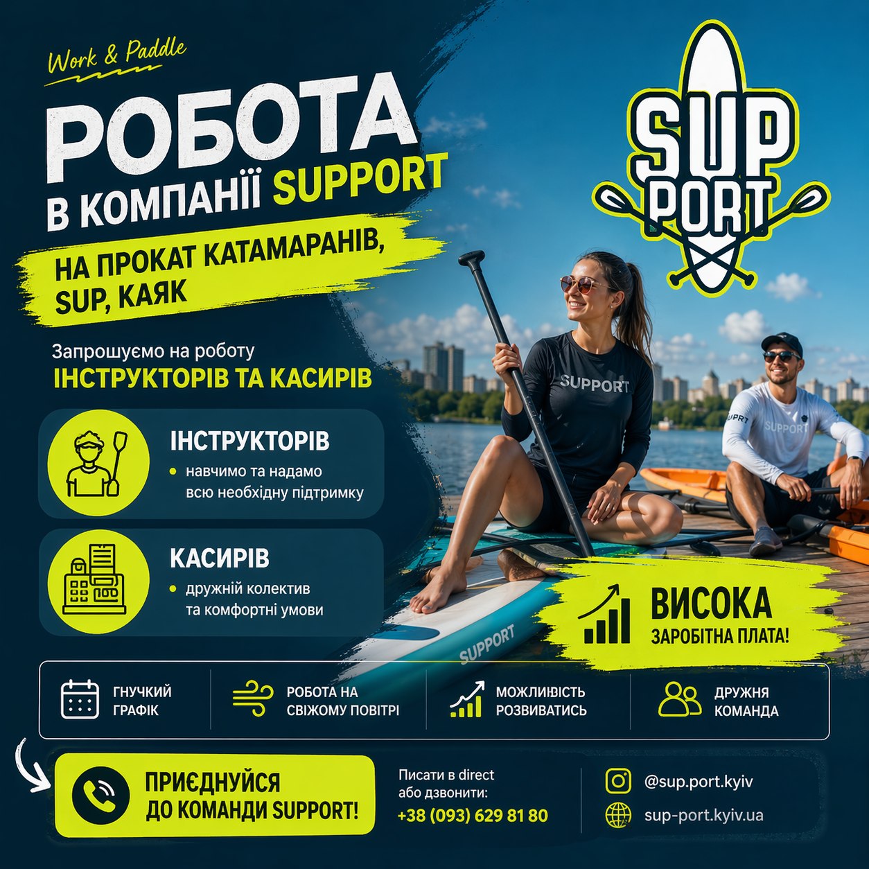 Робота з командою SUPPORT